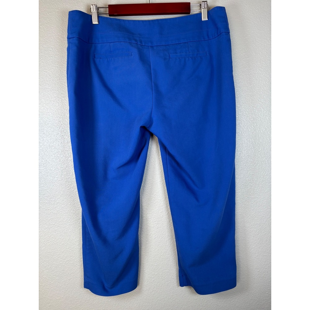 Apt. 9 Royal Blue Cropped Ponte Capris - Picture 3 of 9